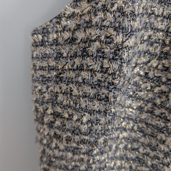 Women's J.Crew Collection 4 Tinsel Tweed Shift Dress Cocktail Formal Business - Picture 6 of 9